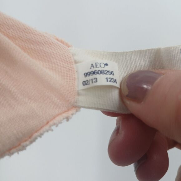 American Eagle Racerback Tank Top Shirt Women's XS Peach Coastal Aesthetic - Picture 7 of 8